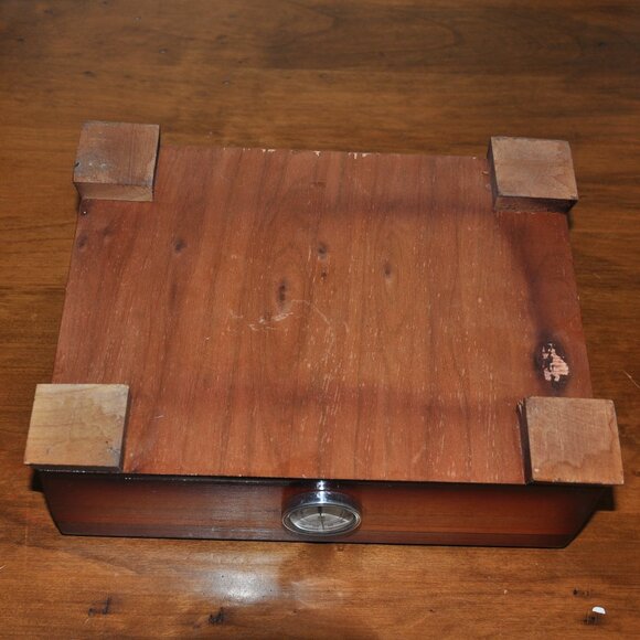 Vintage Cohiba Cigar Humidor Box Habana, Cuba Lid Art 9x7x3.5" - Picture 8 of 9